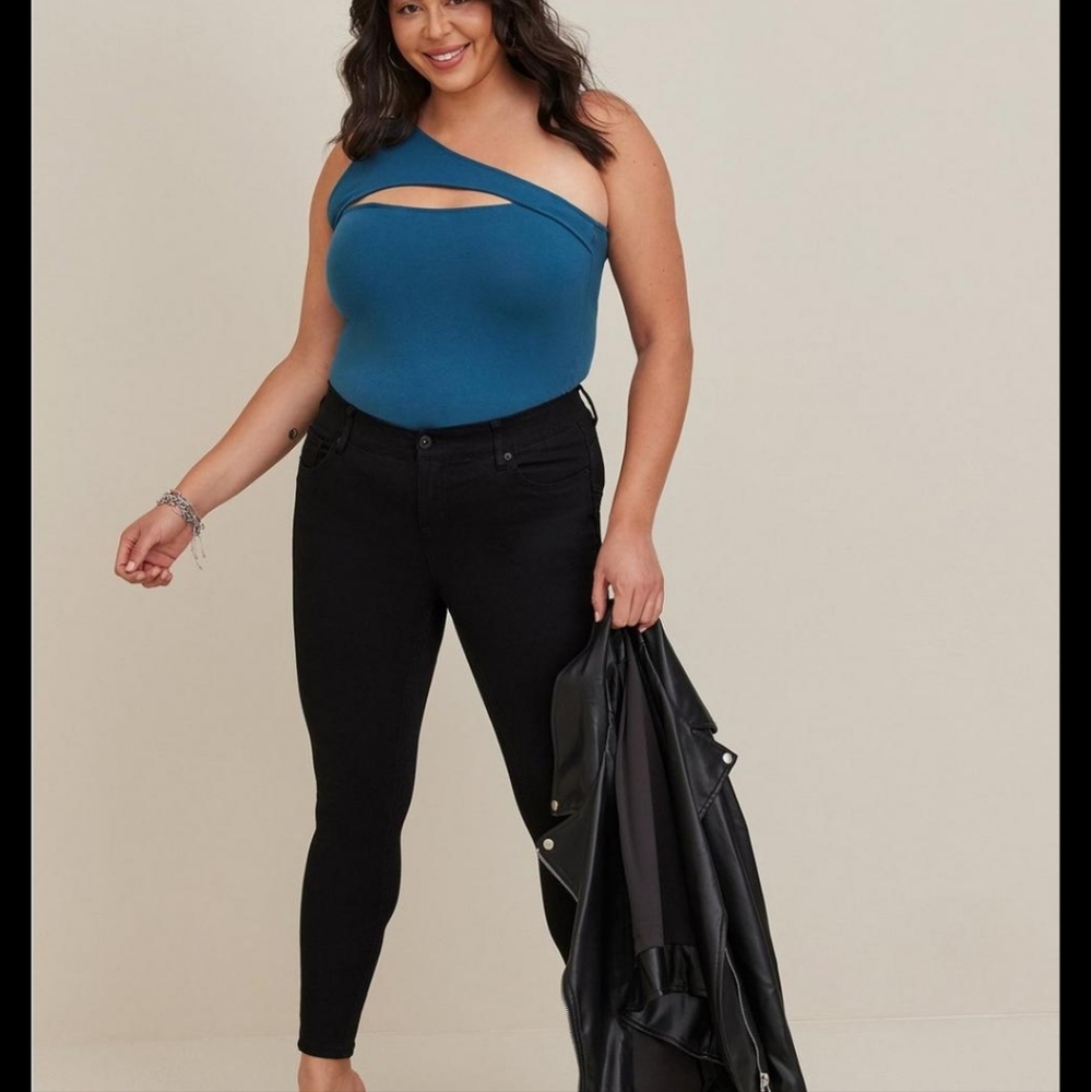 Torrid Foxy Cutout One Shoulder Top